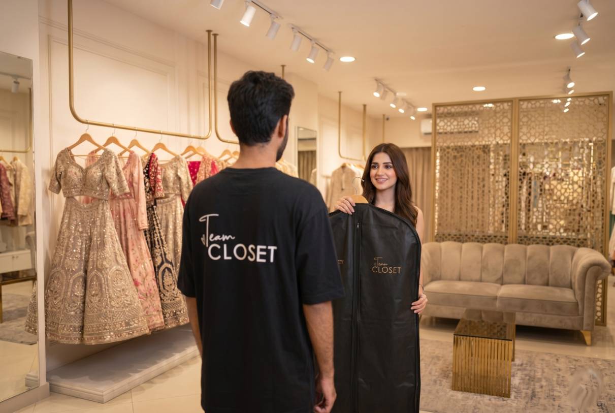 Drop off your dress at the outlet