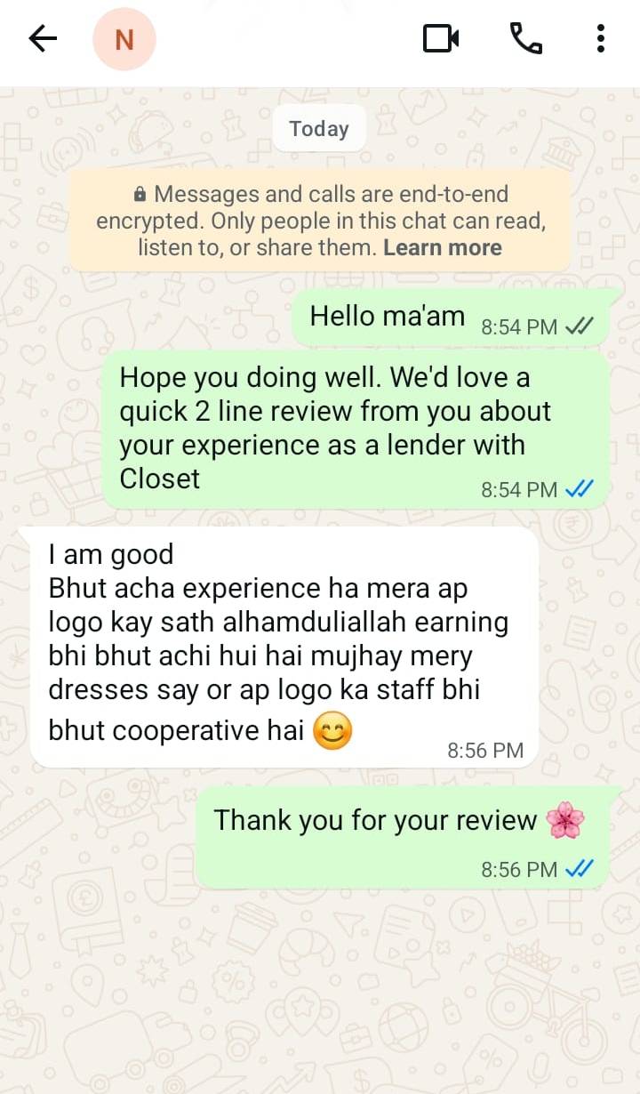 Lender testimonial screenshot 2